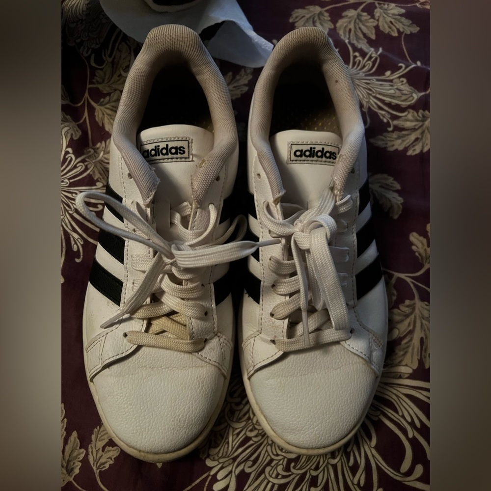 White  Woman’s Adidas